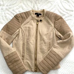 Tan zippered jacket